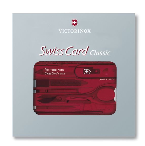 Швейцарская карта Victorinox  0.7100.T SwissCard Ruby, красный