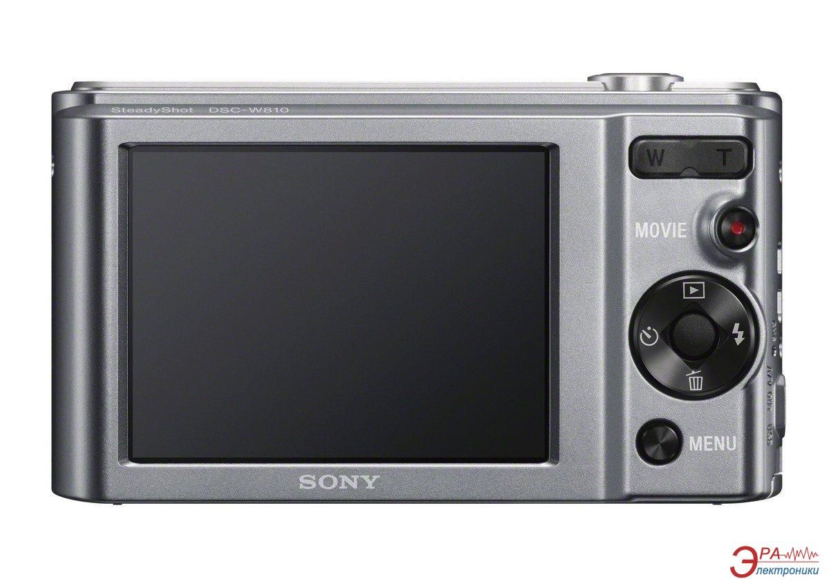 Фотоаппарат цифровой Sony Cyber-shot DSC-W810  серебристый